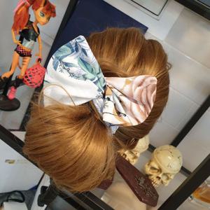 트위스트 당고 똥머리 스타일링 와이어 머리끈