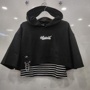 애플핑크 HC07 7부 체인장식 후드티+골지나시  세트 APK8T263GSB