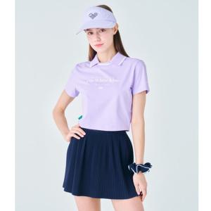 휠라 여성 테니스 라이프 뉴크롭 카라티셔츠 FS2TSF2362F_PVI