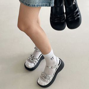 러블리 리본 썸머 2컬러 웨지 샌들 RJ-v3222