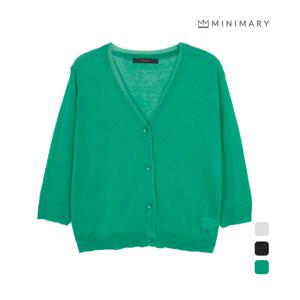 [미니마리] 레이스배색브이가디건 (MMA2CD10)