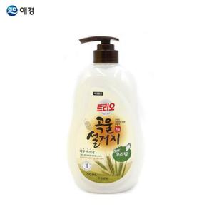 트리오 곡물설거지 우리밀 주방세제 750mL 용기 1E