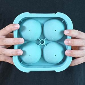 4구 얼음틀 볼 국내산 트레이 아이스 실리콘 이글루얼