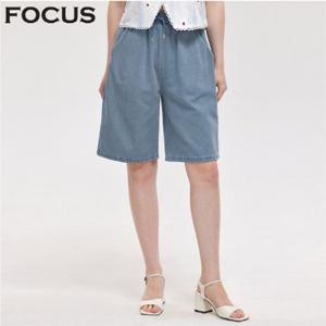 6부 데님 밴딩 팬츠_VFI5M1PT7271