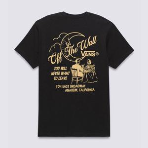 반스 VN000M6BBLK 파인 다이닝 반소매 티셔츠 여름 오버핏 오버사이즈 릴렉스핏 남여공용