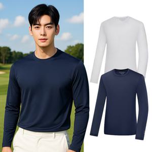 비티알 남자 골프웨어 여름 긴팔 라운드 이너 티셔츠 BSC498ST8M