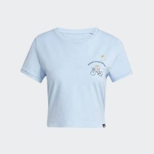 아디다스반팔티 KQJ JX5326 여성 크롭 티