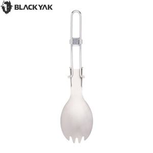 [블랙야크]아웃도어 캠핑 멀티 티타늄 포크숟가락 티탄폴딩스포크 2BYXXX4923