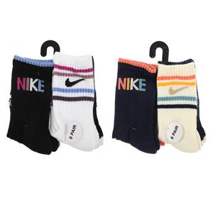 나이키키즈 나이키파우더플레이크루삭스6PK A244SO448P