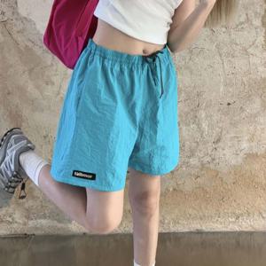 나일론 바스락 스탠다드핏 밴딩 비치 숏팬츠 MFNC040122 주니