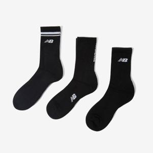 뉴발란스양말 KQJ NBGEEAP116-19 올파일 변형로고 장목양말 3Pack