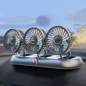 지니큐 FC-300A 차량용 선풍기 3팬 헤드접이식