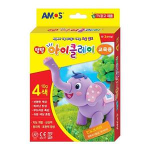 아트박스/이노아트1574 [아모스] 5000 탱탱아이클레이(10g x 4p)