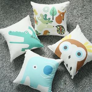 아트박스/러그랜드 자체제작 애니멀 4종 쿠션커버 / 솜미포함