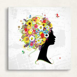 아트박스/꾸밈 cy595-꽃향기머릿결_노프레임액자