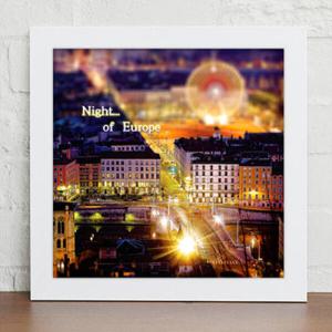 아트박스/꾸밈 ix268-미니어쳐로담은세계의야경_인테리어액자