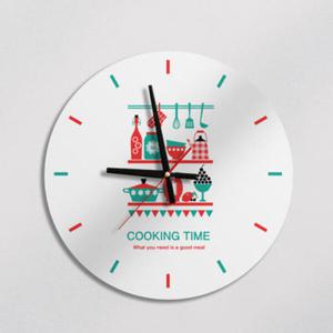 아트박스/꾸밈 is457-해피쿠킹타임_인테리어벽시계