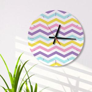 아트박스/꾸밈 tp019-파스텔지그재그북유럽패턴_인테리어 벽시계
