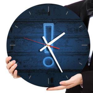 아트박스/꾸밈 ip589-유니크 느낌표와 물음표_인테리어벽시계