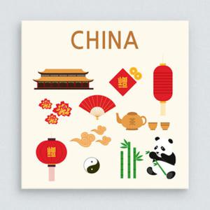 아트박스/꾸밈 cw362-중국의아이콘_노프레임