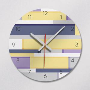 아트박스/꾸밈 ib157-북유럽컬러패턴_인테리어벽시계