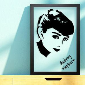 아트박스/꾸밈 ps163-오드리햅번_투명액자