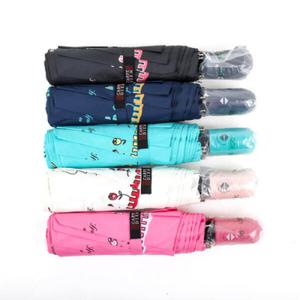 아트박스/더로라 3단 자동우산 - 하트프린세스 e557