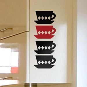 아트박스/디자인베이 포인트스티커 북유럽패턴2-찻잔 (완제품B)