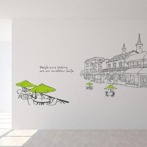 아트박스/꾸밈 im428-조용한카페거리에서_포인트스티커