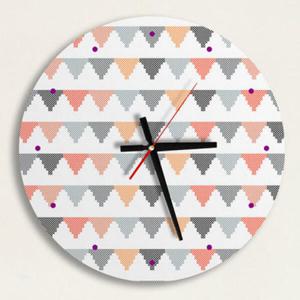 아트박스/꾸밈 tp064-그물삼각북유럽패턴_인테리어벽시계