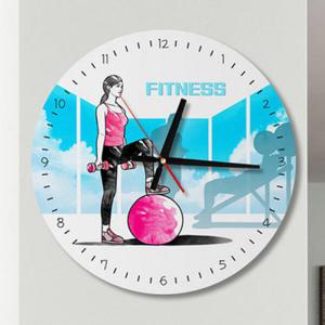 아트박스/꾸밈 im472-헬스남녀_인테리어벽시계