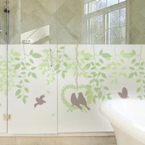 아트박스/꾸밈 im187_m-무점착유리시트_숲속의정원