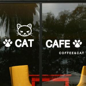 아트박스/꾸밈 cc100-고양이카페(CAT CAFE)_포인트스티커