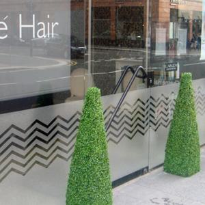 아트박스/꾸밈 im242-지그재그패턴글라스(반투명시트지)_글라스