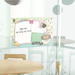 아트박스/꾸밈 cm127-낙서장(카페)_칠판시트_붙이는칠판스티커