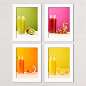 아트박스/꾸밈 iw955-네가지맛과일쥬스_액자세트