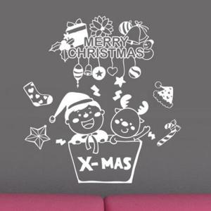 아트박스/꾸밈 ck880-크리스마스선물상자_그래픽스티커