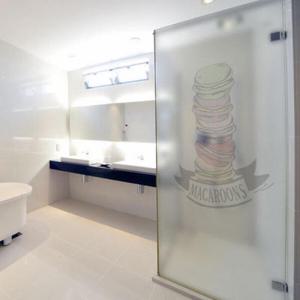 아트박스/꾸밈 ck840_m-무점착유리시트_마카롱탑_유리문시트지