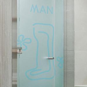 아트박스/꾸밈 ik976-남녀화장실_유리문시트지