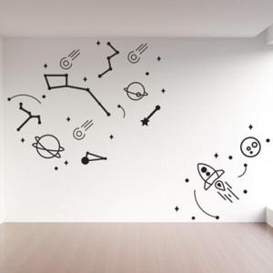 아트박스/꾸밈 cg728-별자리_그래픽스티커