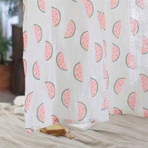 아트박스/모모제작소 여름수박 북유럽 블랭킷/가리개커튼 88x142