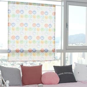 아트박스/모모제작소 주주랜드 북유럽 코튼 가리개커튼 104x124