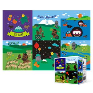 아트박스/퍼즐사랑 108피스 직소퍼즐 / 제주 상상의 섬 (미니)