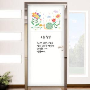 아트박스/꾸밈 cc369-칠판현관문시트지_스프링데이