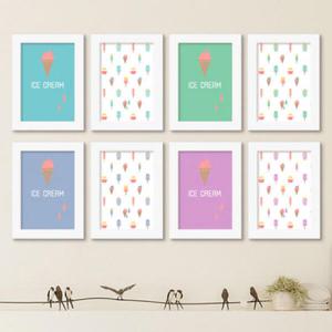 아트박스/꾸밈 ct120-상큼파스텔아이스크림_액자세트