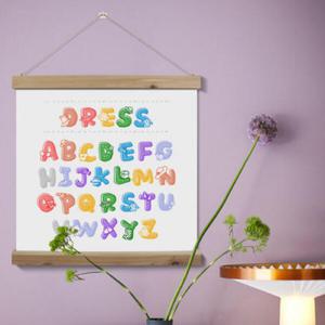 아트박스/꾸밈 cg331-우드스크롤_60CmX60Cm-영어공부