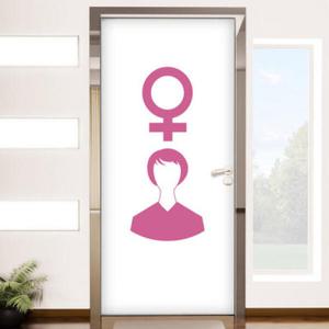 아트박스/꾸밈 ck711-남녀화장실표시_현관문시트지