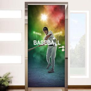 아트박스/꾸밈 tg097-야구2_현관문시트지