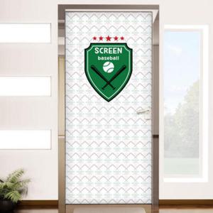 아트박스/꾸밈 ca563-스크린야구장_현관문시트지