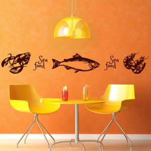 아트박스/꾸밈 ch946-씨푸드일러스트_그래픽스티커